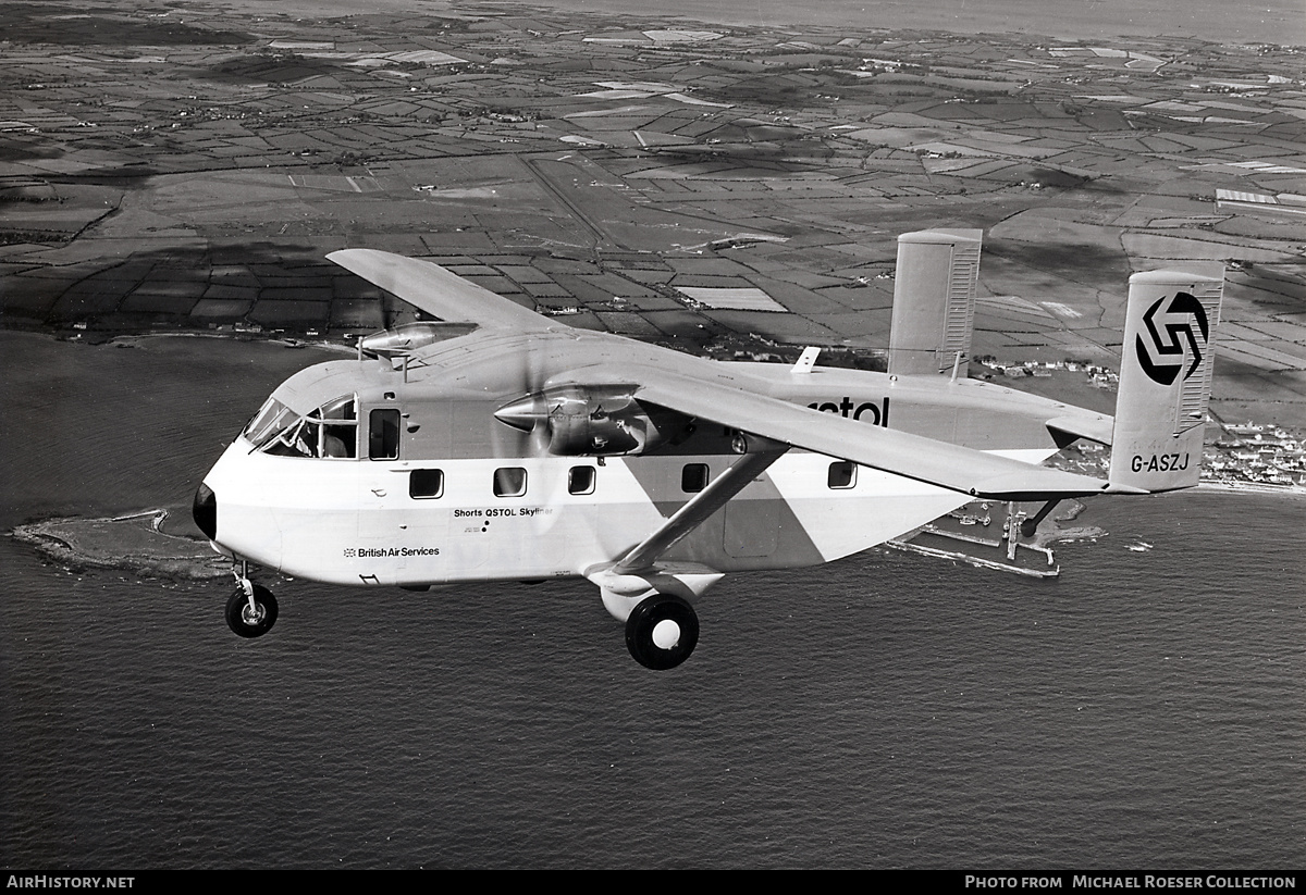 Aircraft Photo of G-ASZJ | Short SC.7 Skyliner 3A-100 | Interstol | AirHistory.net #477820