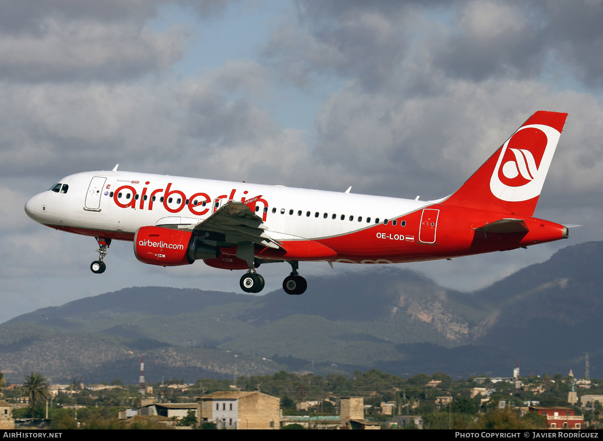 Aircraft Photo of OE-LOD | Airbus A319-112 | Air Berlin | AirHistory.net #477869