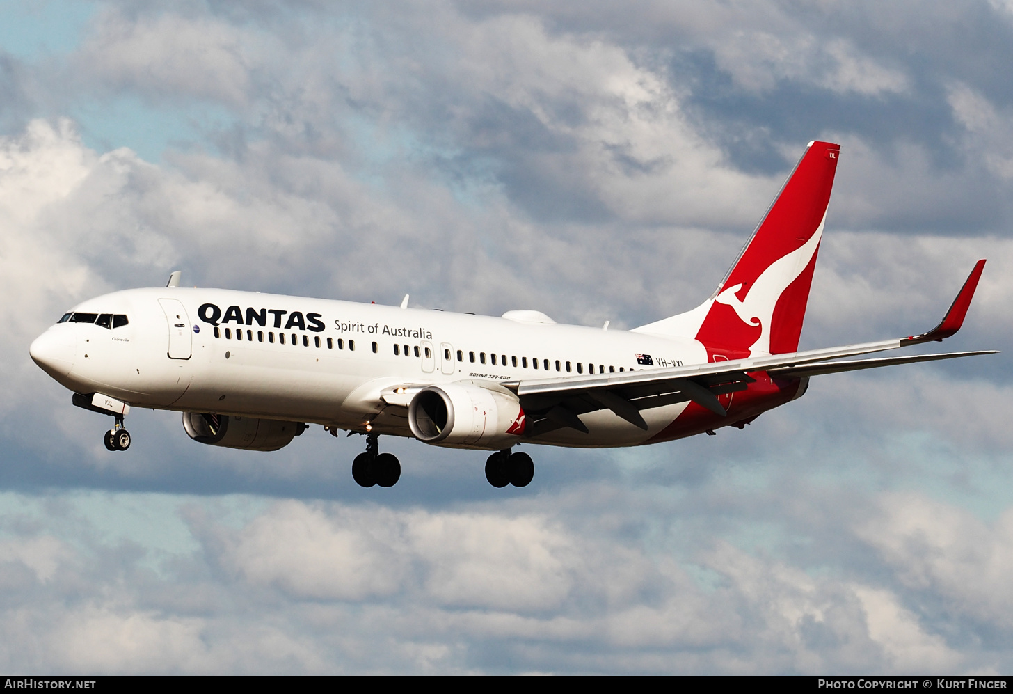 Aircraft Photo of VH-VXL | Boeing 737-838 | Qantas | AirHistory.net #477877