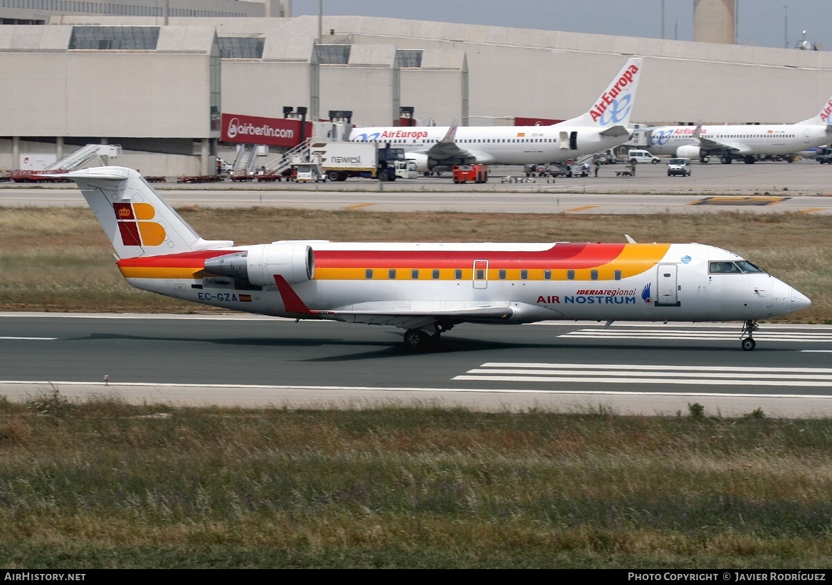 Aircraft Photo of EC-GZA | Bombardier CRJ-200ER (CL-600-2B19) | Iberia Regional | AirHistory.net #477881