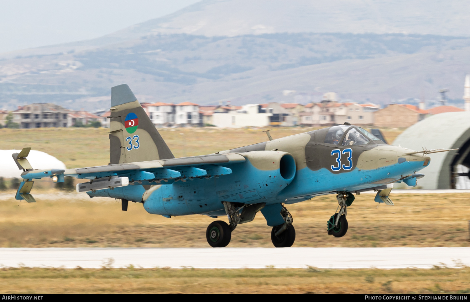 Aircraft Photo of 33 blue | Sukhoi Su-25 | Azerbaijan - Air Force | AirHistory.net #477896