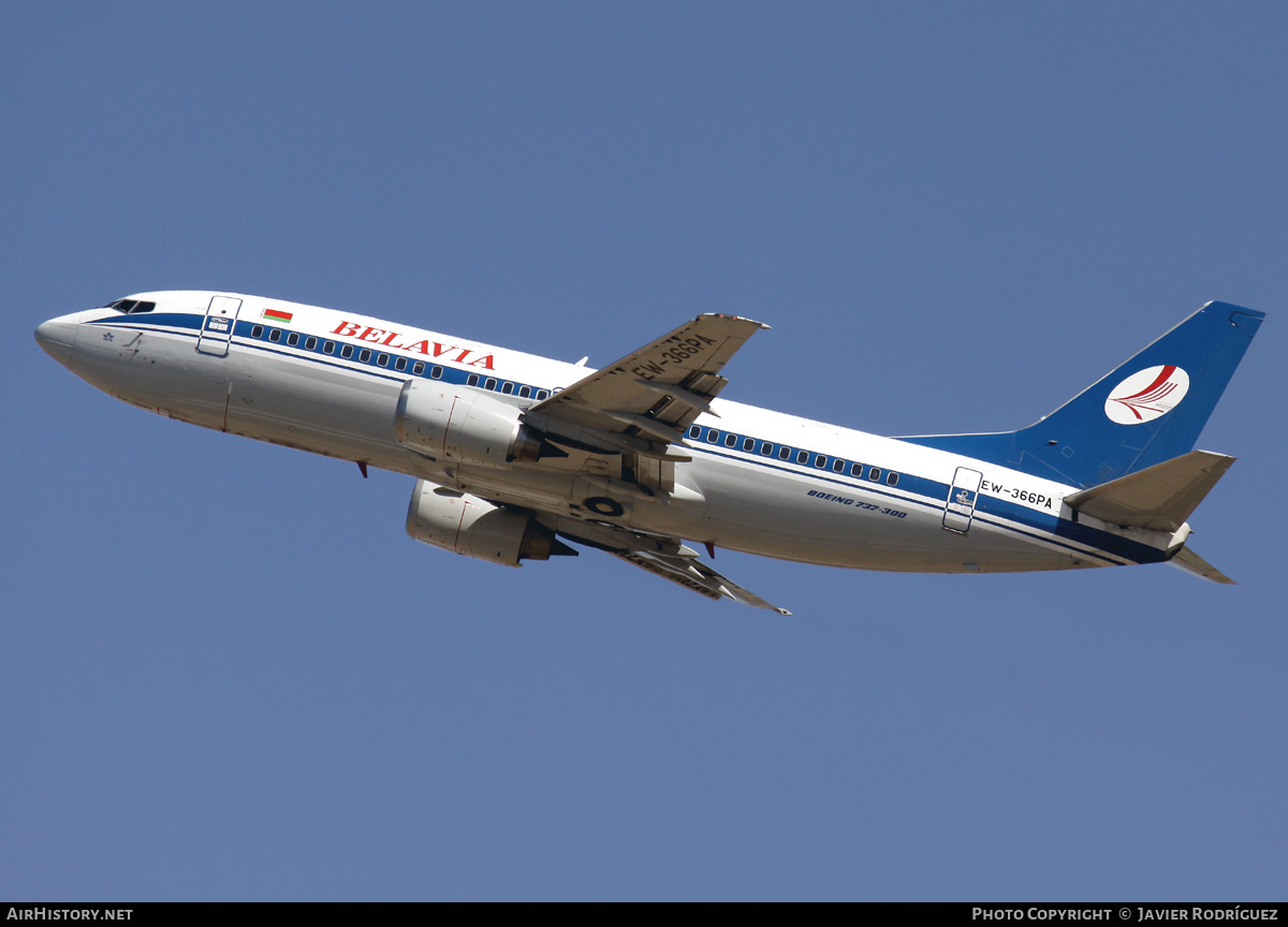 Aircraft Photo of EW-366PA | Boeing 737-31S | Belavia | AirHistory.net #477903