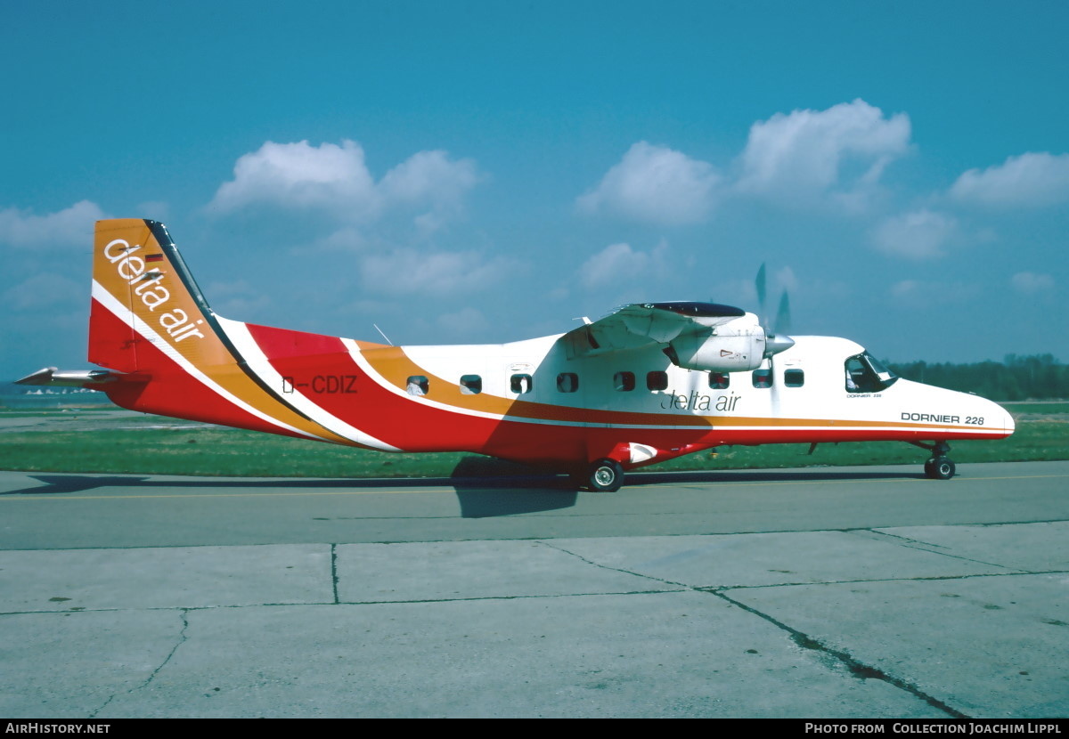 Aircraft Photo of D-CDIZ | Dornier 228-200 | Delta Air | AirHistory.net #477904