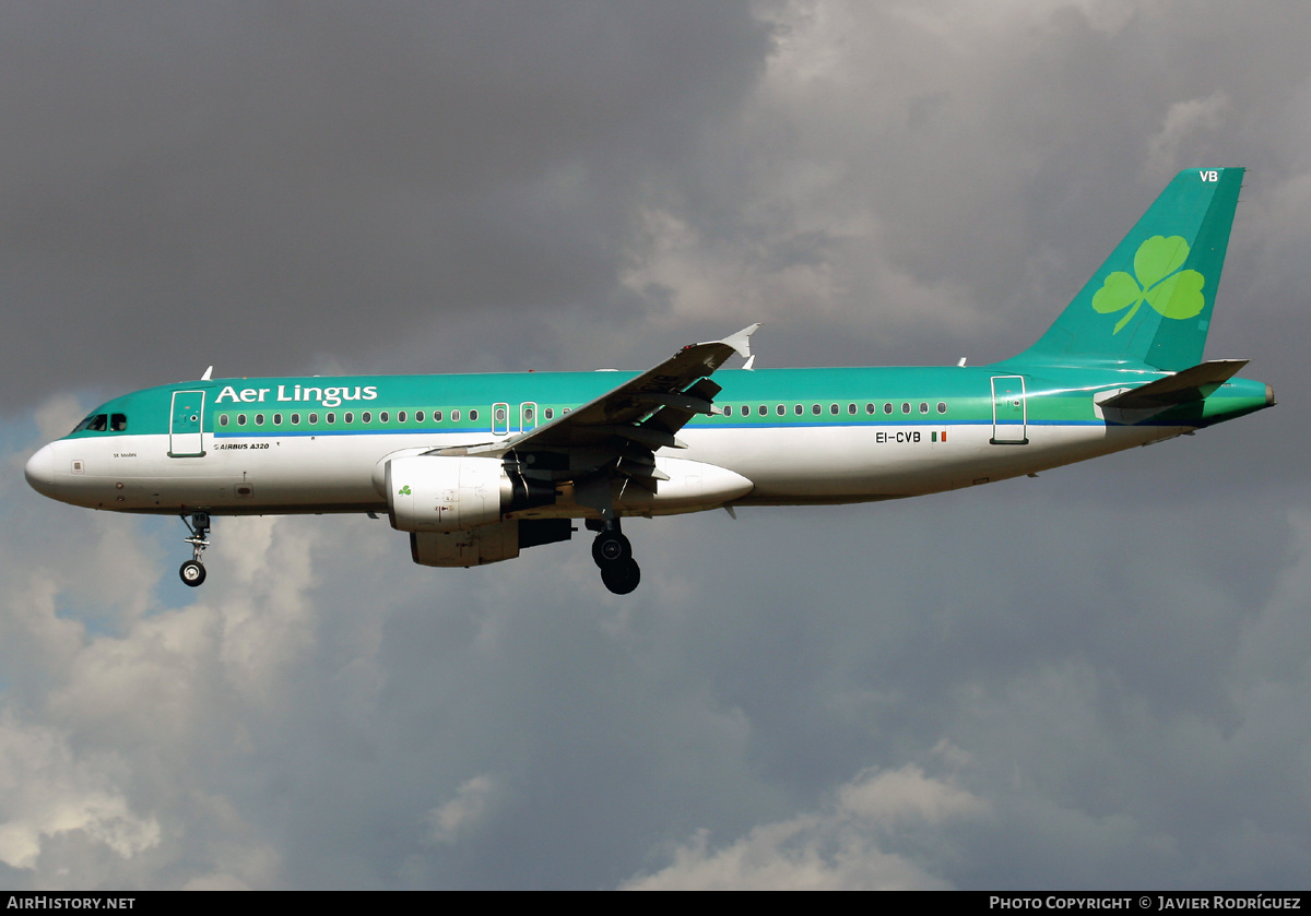 Aircraft Photo of EI-CVB | Airbus A320-214 | Aer Lingus | AirHistory.net #477927