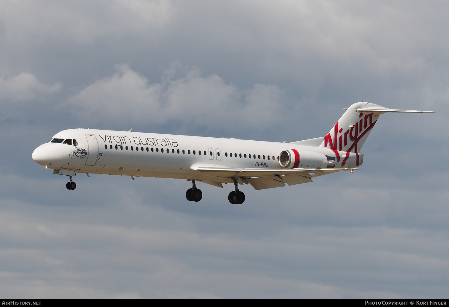 Aircraft Photo of VH-FNJ | Fokker 100 (F28-0100) | Virgin Australia Regional Airlines | AirHistory.net #477936