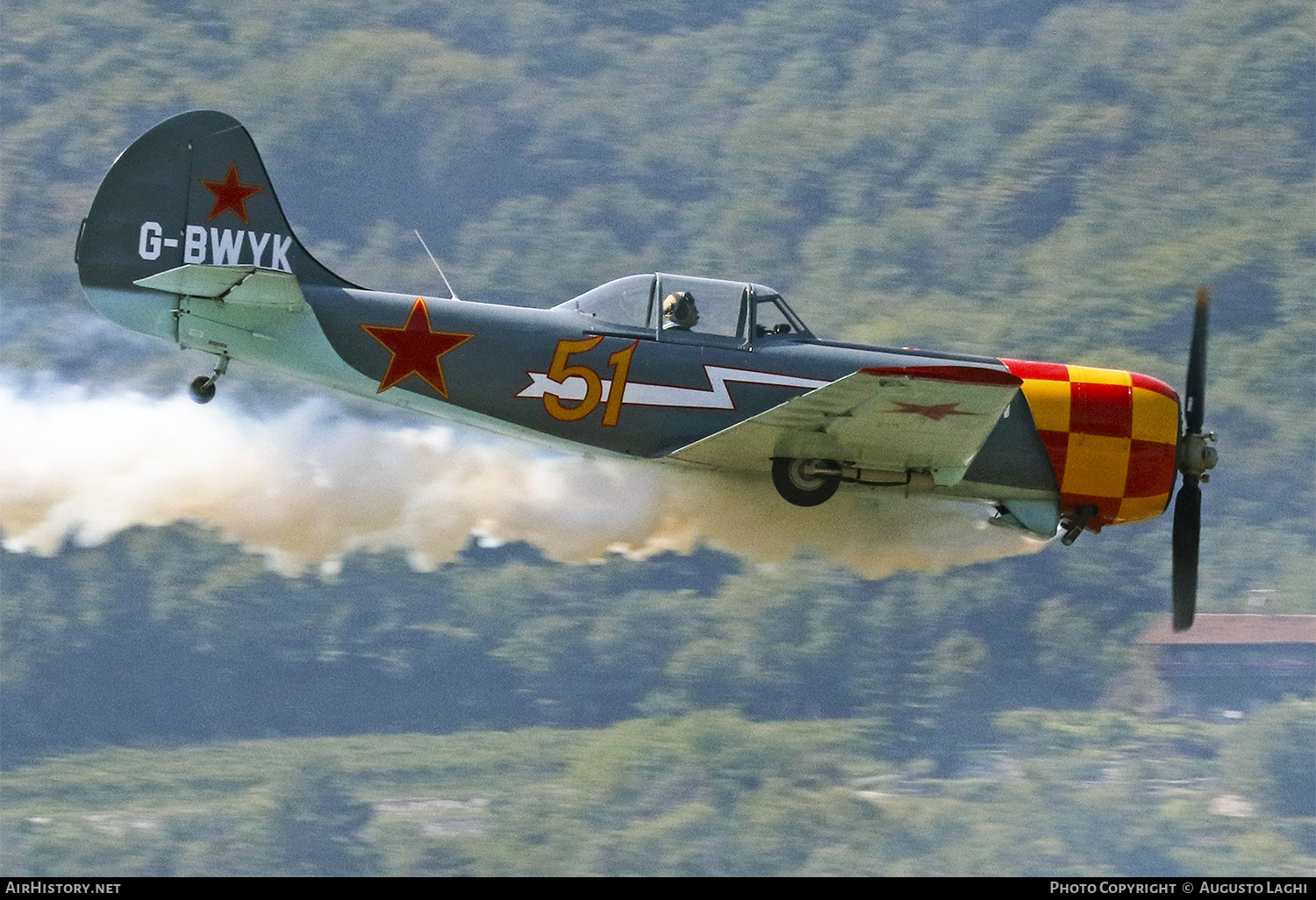 Aircraft Photo of G-BWYK / 51 yellow | Yakovlev Yak-50 | Soviet Union - Air Force | AirHistory.net #477959