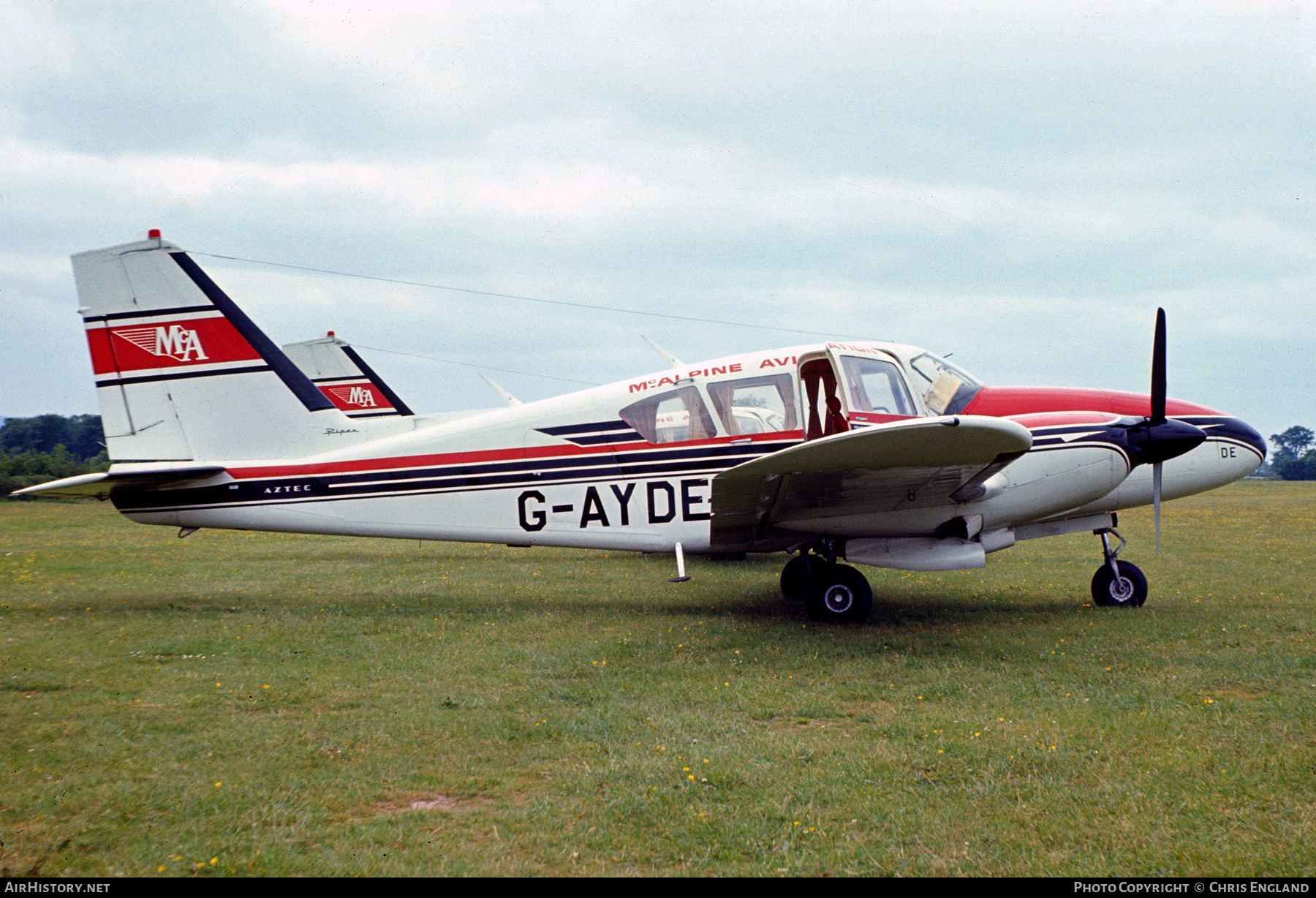 Aircraft Photo of G-AYDE | Piper PA-23-250 Aztec D | McAlpine Aviation | AirHistory.net #477963
