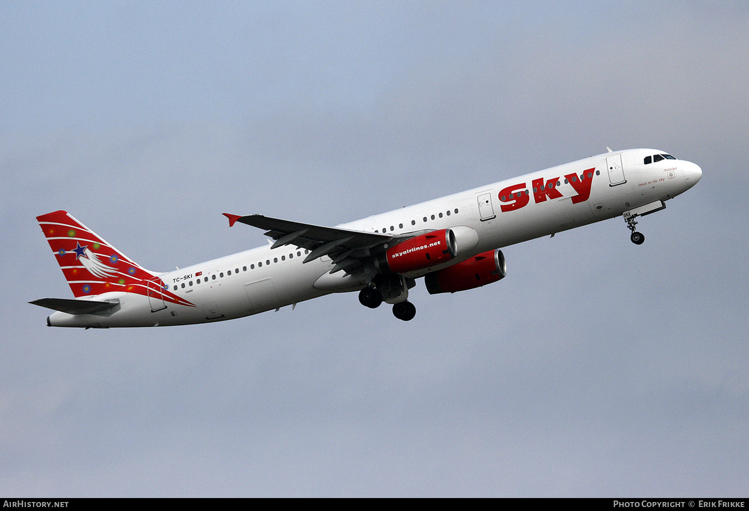 Aircraft Photo of TC-SKI | Airbus A321-131 | Sky Airlines | AirHistory.net #477971