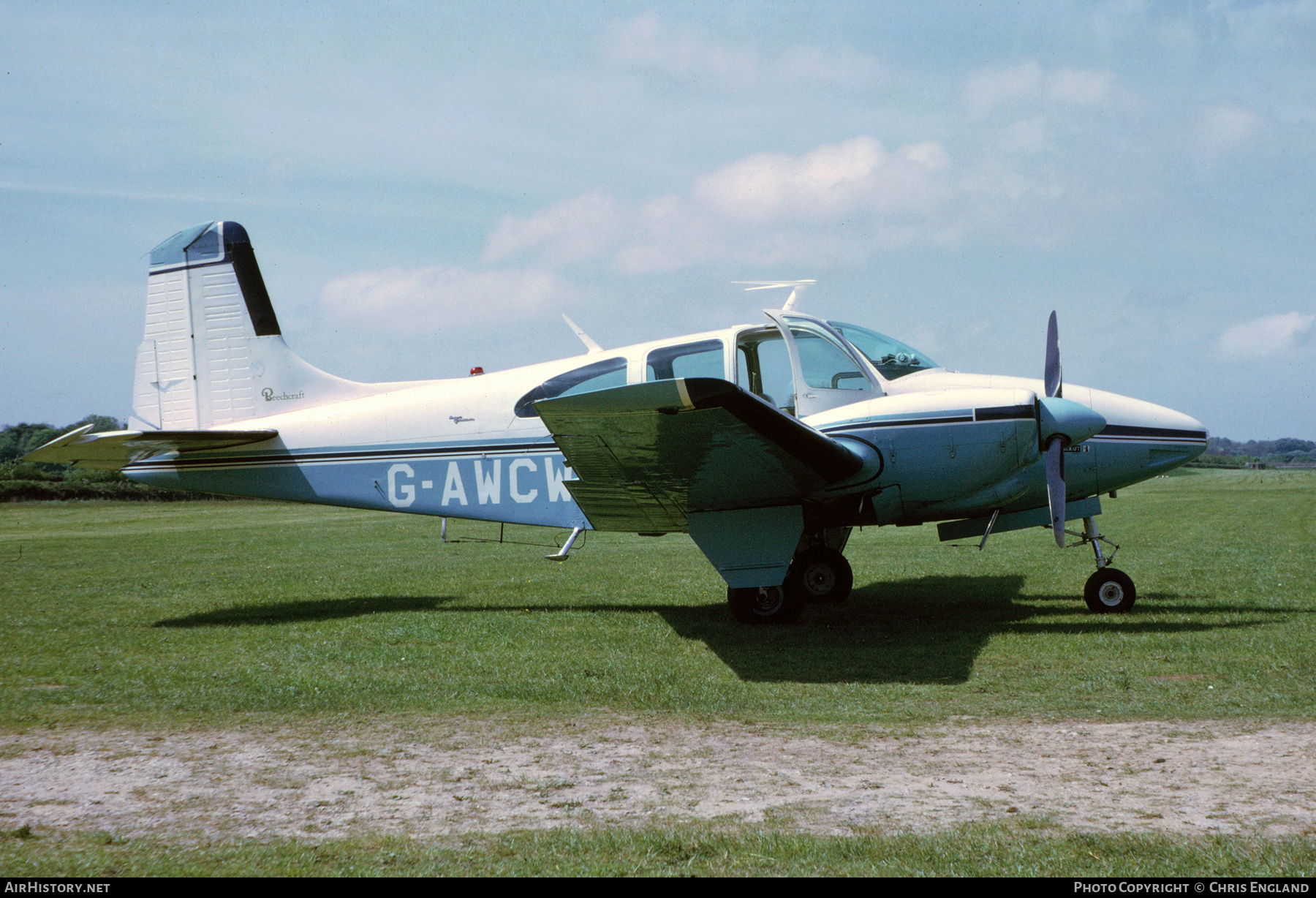 Aircraft Photo of G-AWCW | Beech E95 Travel Air | AirHistory.net #477982