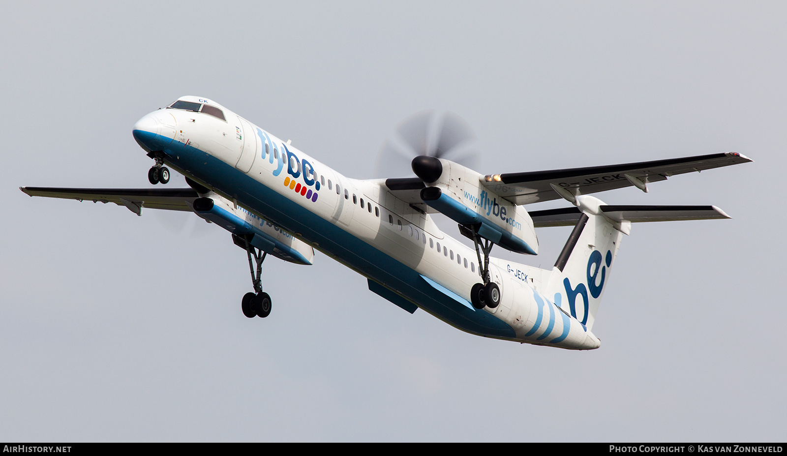 Aircraft Photo of G-JECK | Bombardier DHC-8-402 Dash 8 | Flybe | AirHistory.net #477989