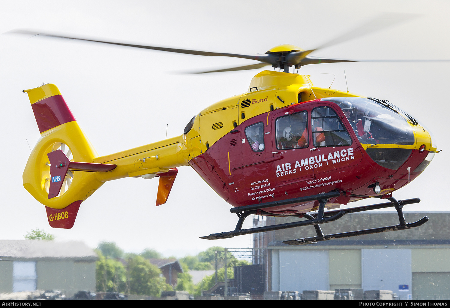 Aircraft Photo of G-HBOB | Eurocopter EC-135T-2+ | Air Ambulance Berks-Oxon-Bucks | AirHistory.net #478010