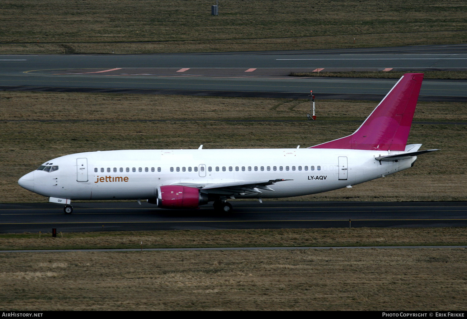 Aircraft Photo of LY-AQV | Boeing 737-35B | Jettime | AirHistory.net #478022