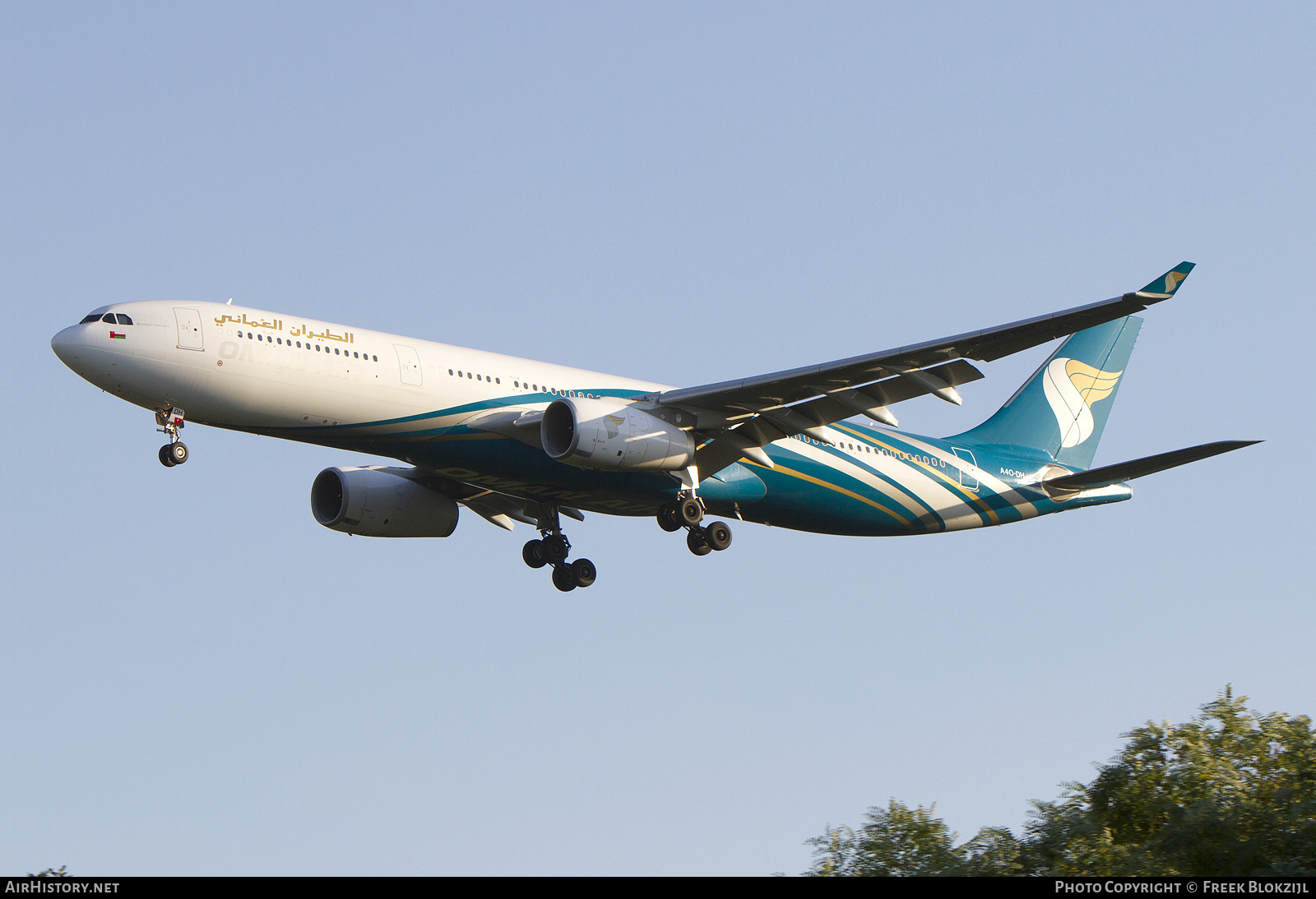 Aircraft Photo of A4O-DH | Airbus A330-343E | Oman Air | AirHistory.net #478032