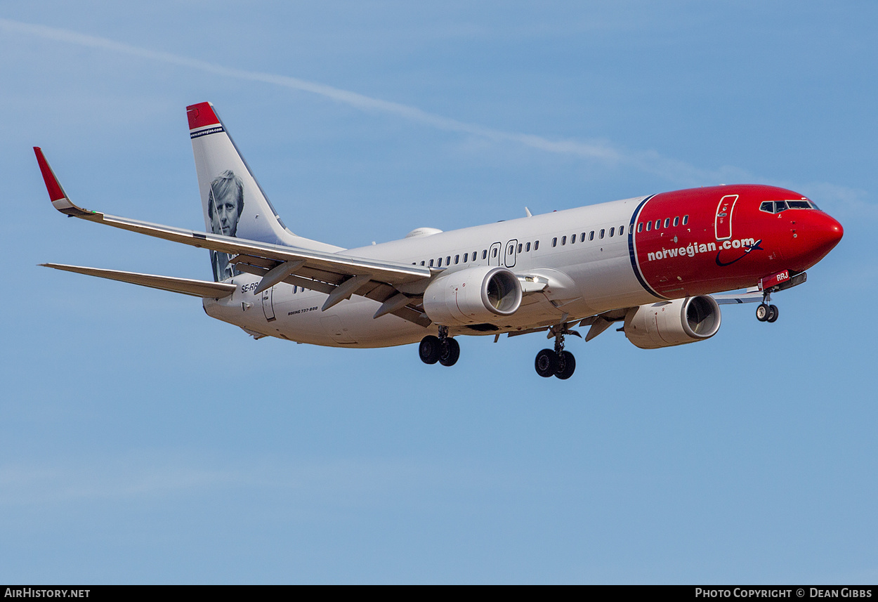 Aircraft Photo of SE-RRJ | Boeing 737-800 | Norwegian | AirHistory.net #478035