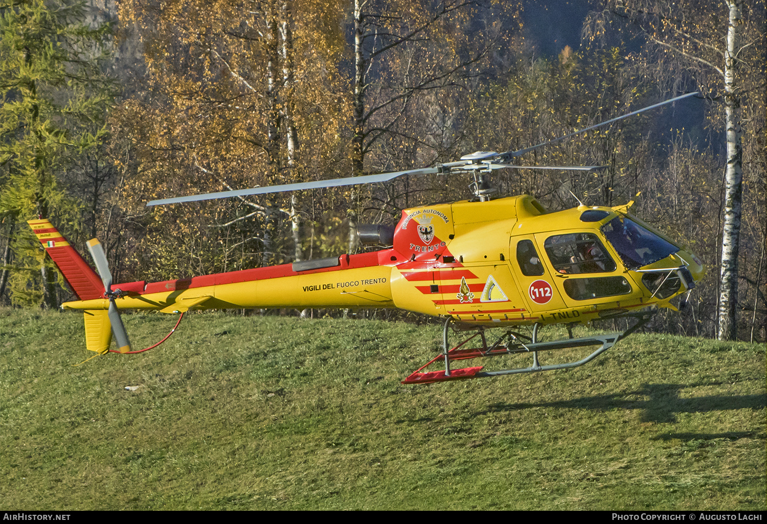 Aircraft Photo of I-TNLD | Eurocopter AS-350B-3 Ecureuil | Vigili del Fuoco Trento | AirHistory.net #478059