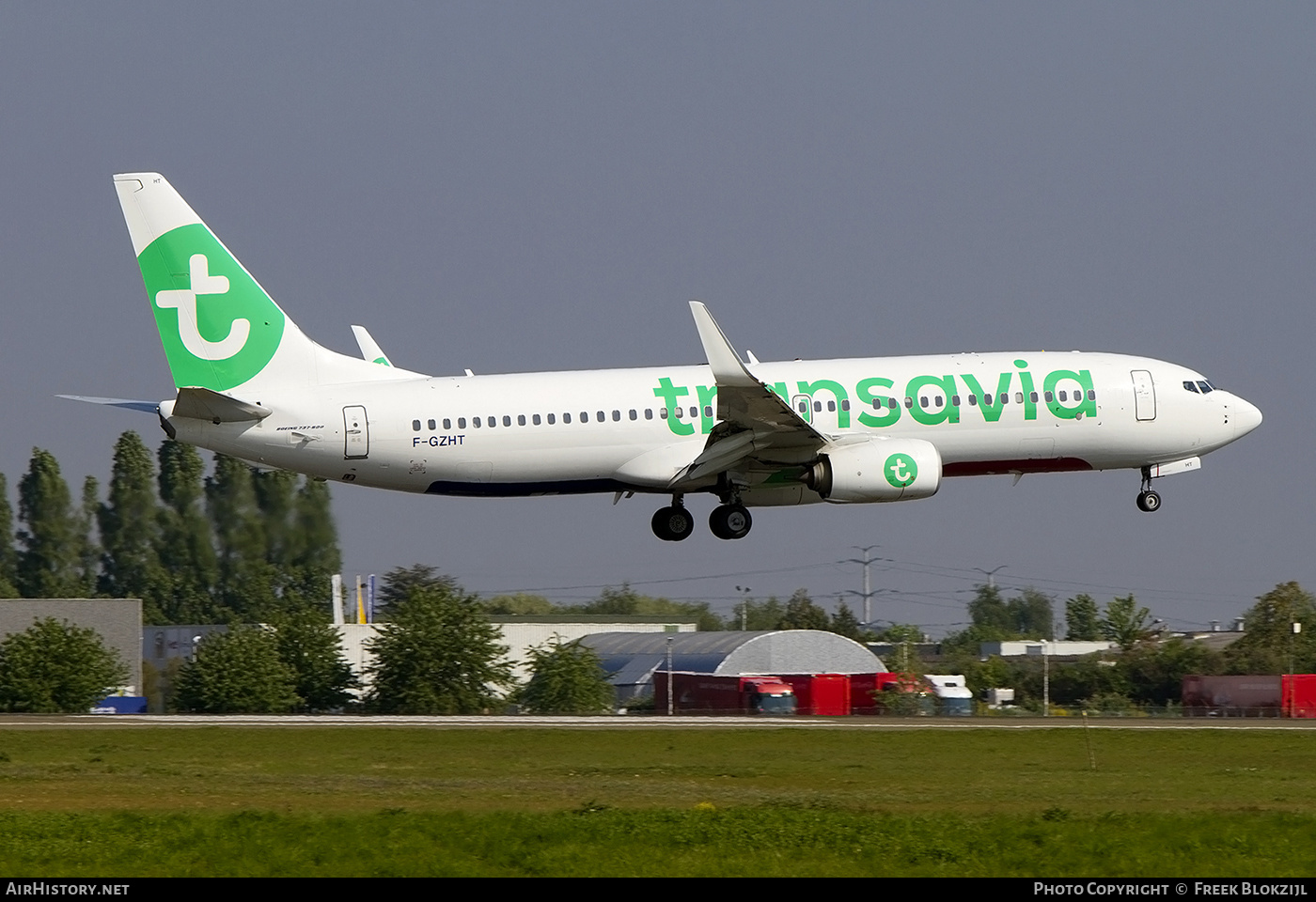 Aircraft Photo of F-GZHT | Boeing 737-8K2 | Transavia | AirHistory.net #478068