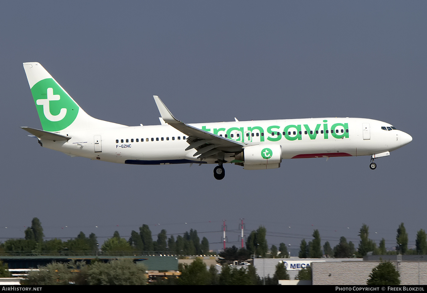 Aircraft Photo of F-GZHC | Boeing 737-8K2 | Transavia | AirHistory.net #478087
