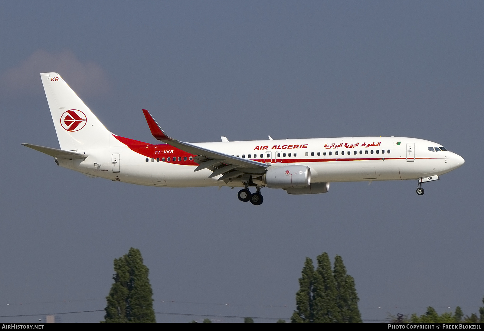 Aircraft Photo of 7T-VKR | Boeing 737-800 | Air Algérie | AirHistory.net #478090