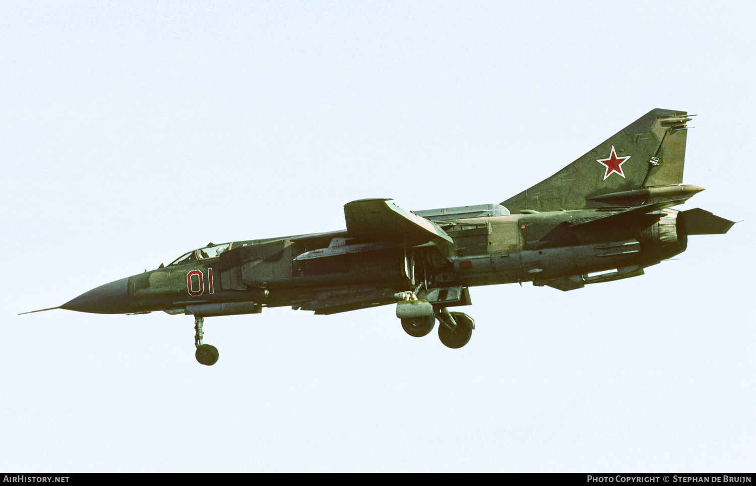 Aircraft Photo of 01 red | Mikoyan-Gurevich MiG-23MLD | Soviet Union - Air Force | AirHistory.net #478092