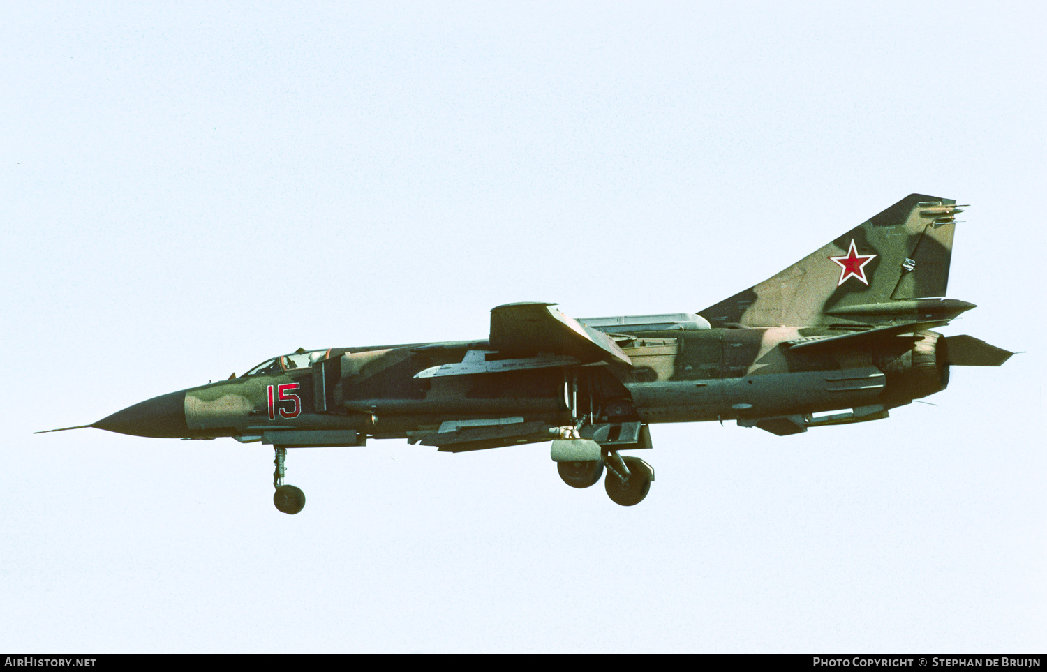 Aircraft Photo of 15 red | Mikoyan-Gurevich MiG-23MLD | Russia - Air Force | AirHistory.net #478093