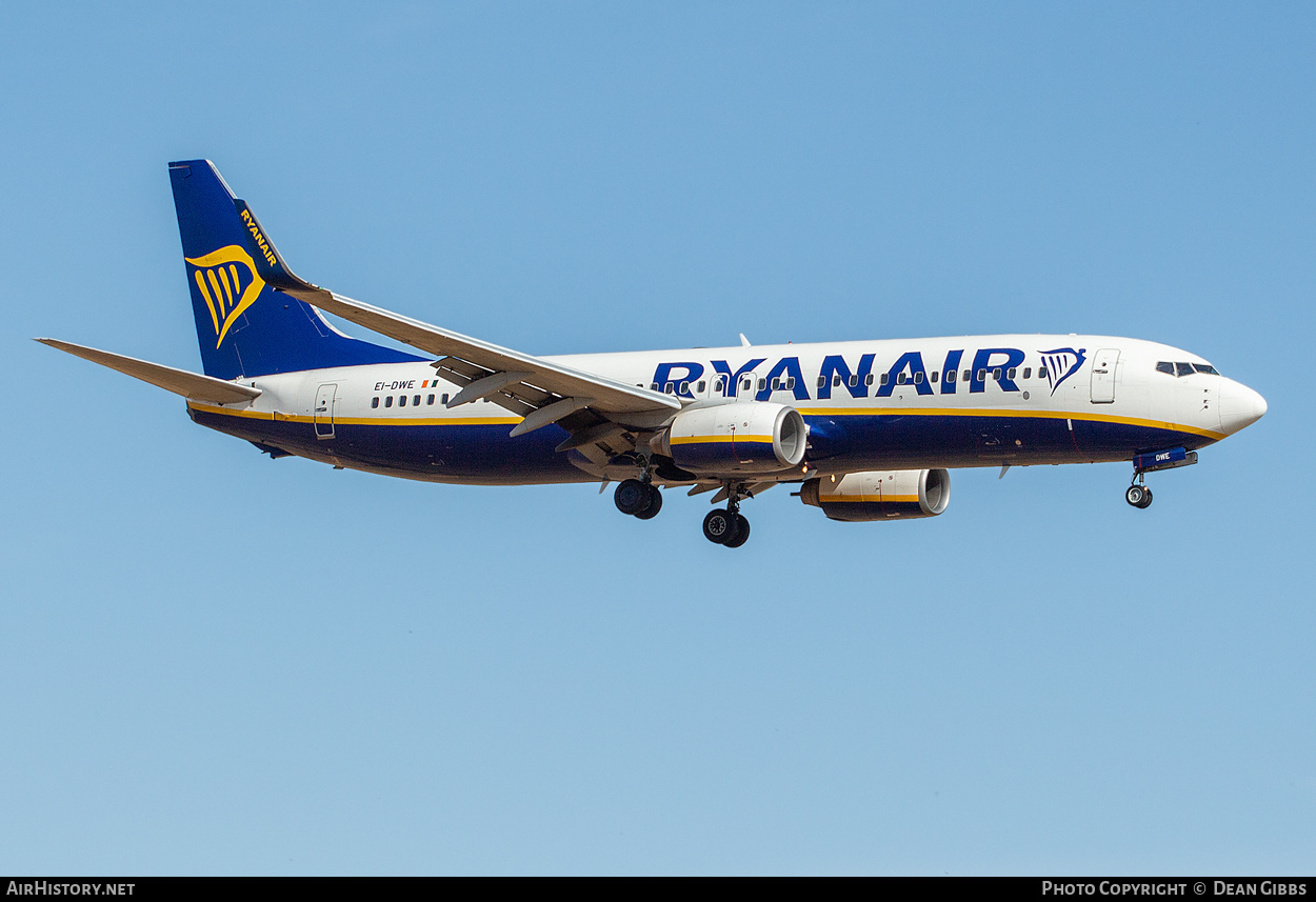 Aircraft Photo of EI-DWE | Boeing 737-8AS | Ryanair | AirHistory.net #478097