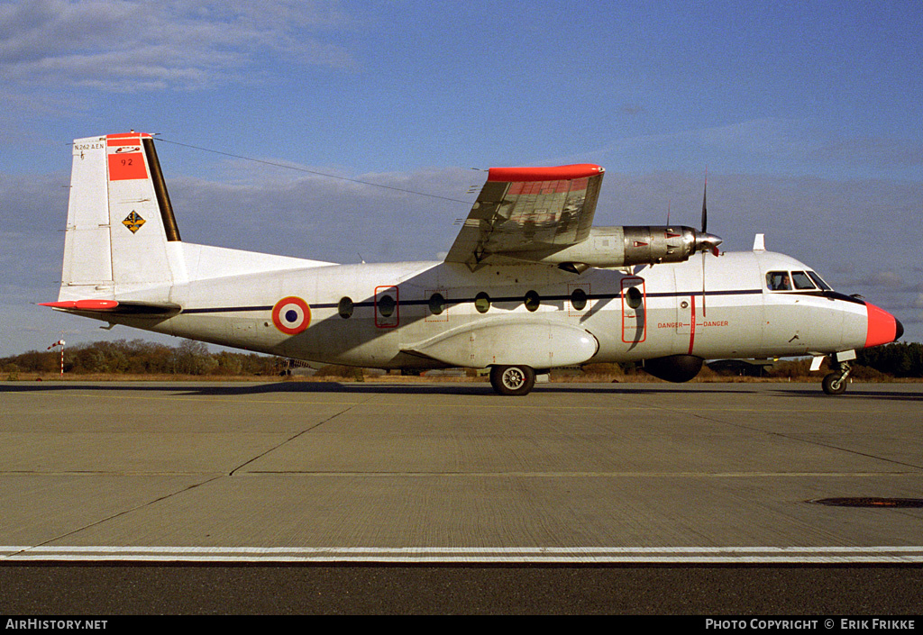 Aircraft Photo of 92 | Aerospatiale N-262D-51 AEN Fregate | France - Air Force | AirHistory.net #478110