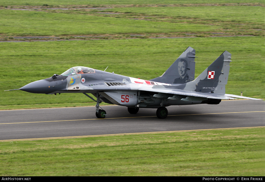 Aircraft Photo of 56 | Mikoyan-Gurevich MiG-29A (9-12A) | Poland - Air Force | AirHistory.net #478113