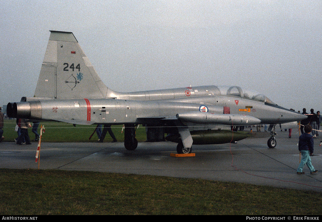 Aircraft Photo of 244 | Northrop F-5B Freedom Fighter | Norway - Air Force | AirHistory.net #478117