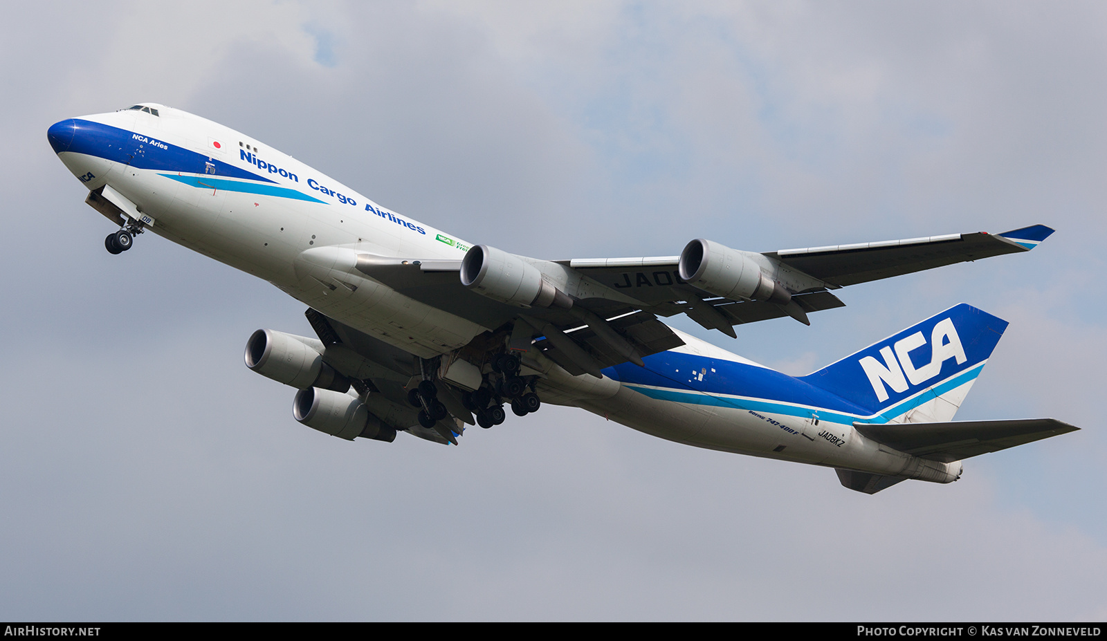 Aircraft Photo of JA08KZ | Boeing 747-4KZF/SCD | Nippon Cargo Airlines - NCA | AirHistory.net #478186