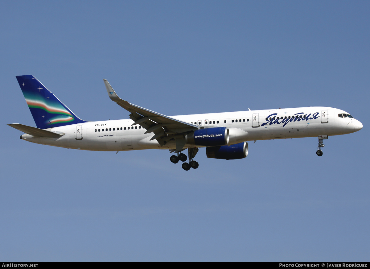 Aircraft Photo of VQ-BCK | Boeing 757-256 | Yakutia Airlines | AirHistory.net #478198