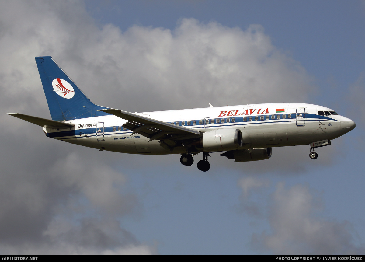 Aircraft Photo of EW-290PA | Boeing 737-5Q8 | Belavia | AirHistory.net #478219