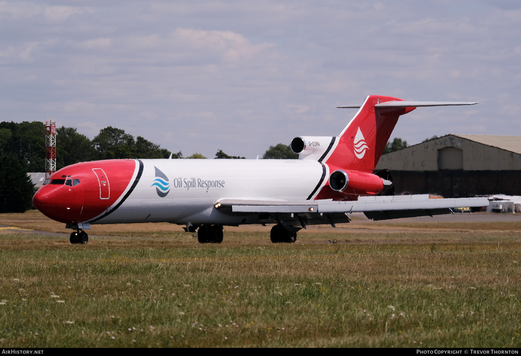 Aircraft Photo of G-OSRA | Boeing 727-2S2F/Adv(RE) Super 27 | Oil Spill Response | AirHistory.net #478222