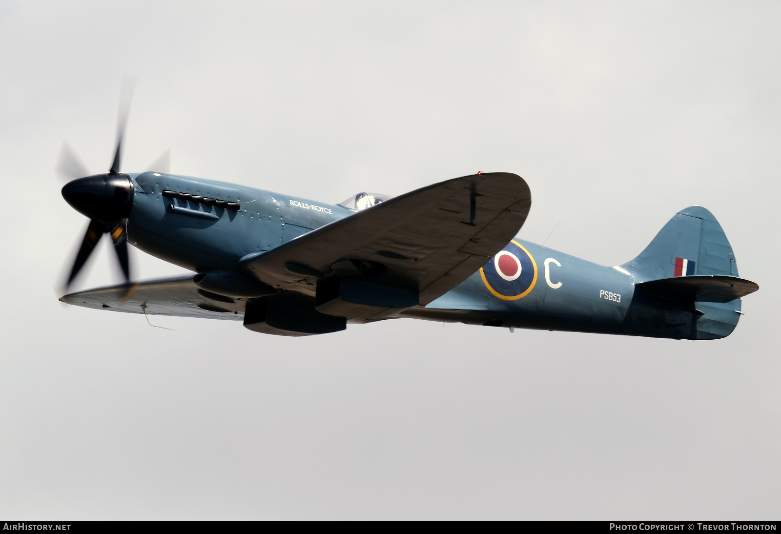 Aircraft Photo of G-RRGN / PS853 | Supermarine 389 Spitfire PR19 | Rolls-Royce | UK - Air Force | AirHistory.net #478227