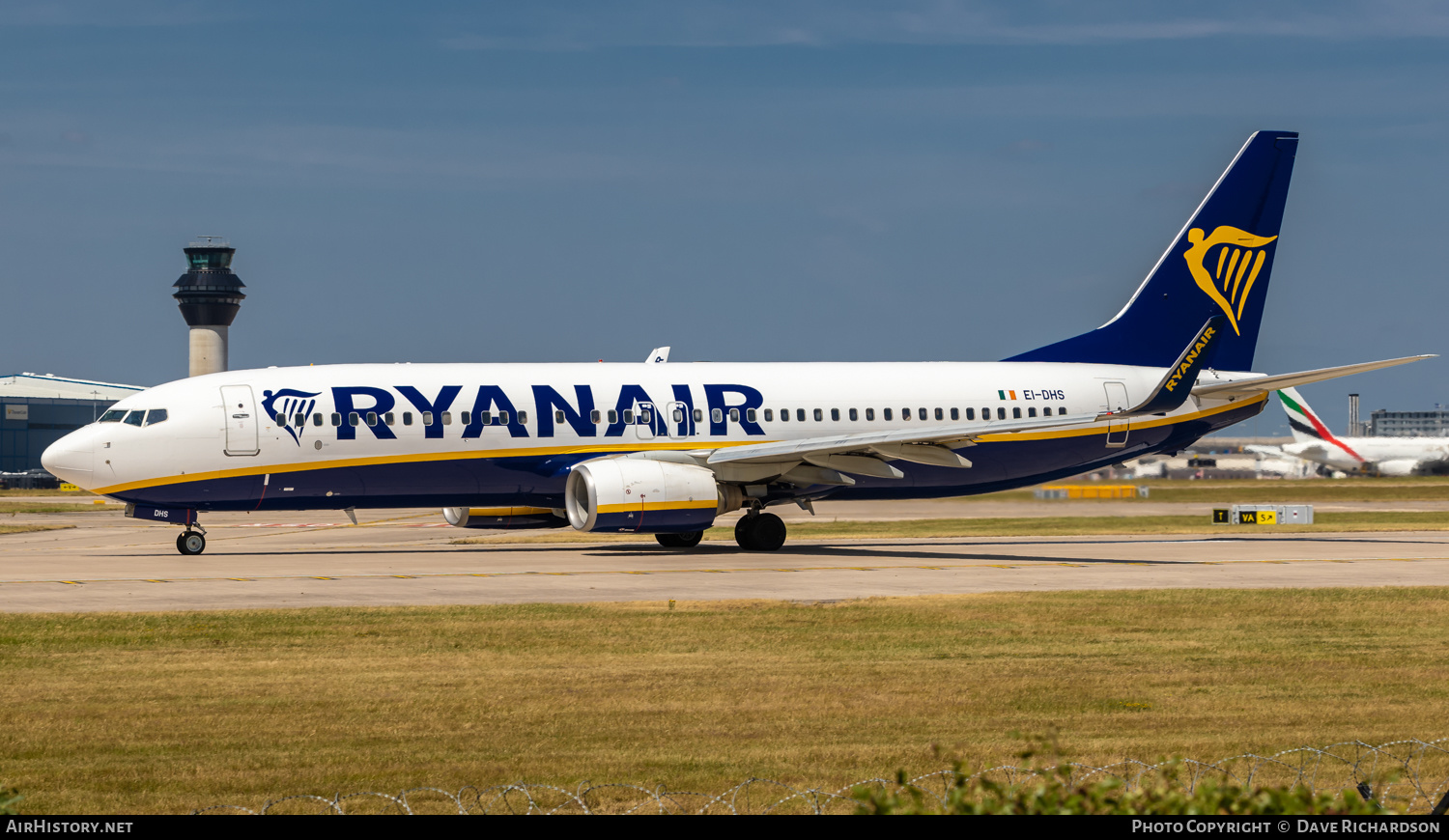 Aircraft Photo of EI-DHS | Boeing 737-8AS | Ryanair | AirHistory.net #478237