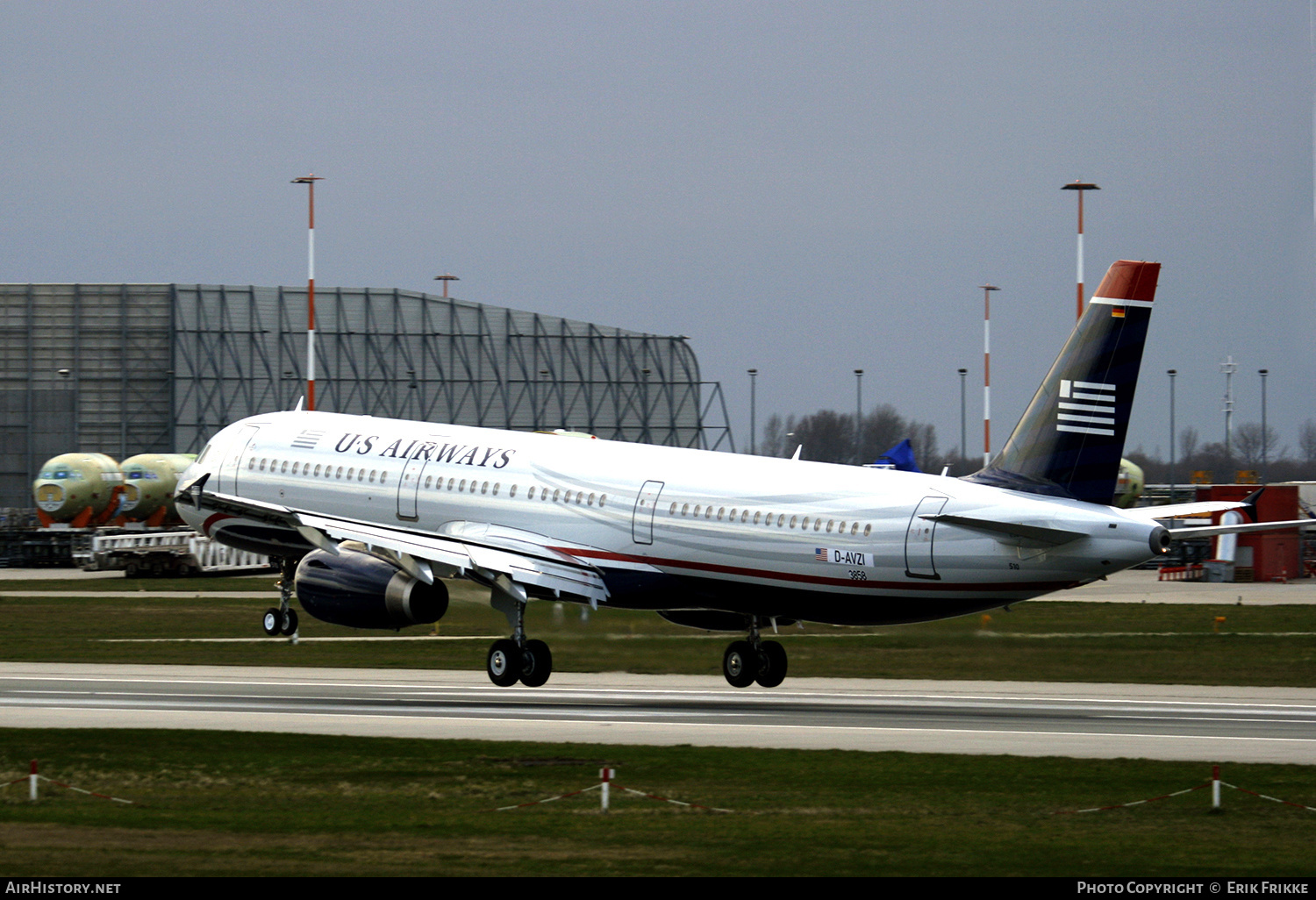 Aircraft Photo of D-AVZI | Airbus A321-231 | US Airways | AirHistory.net #478273