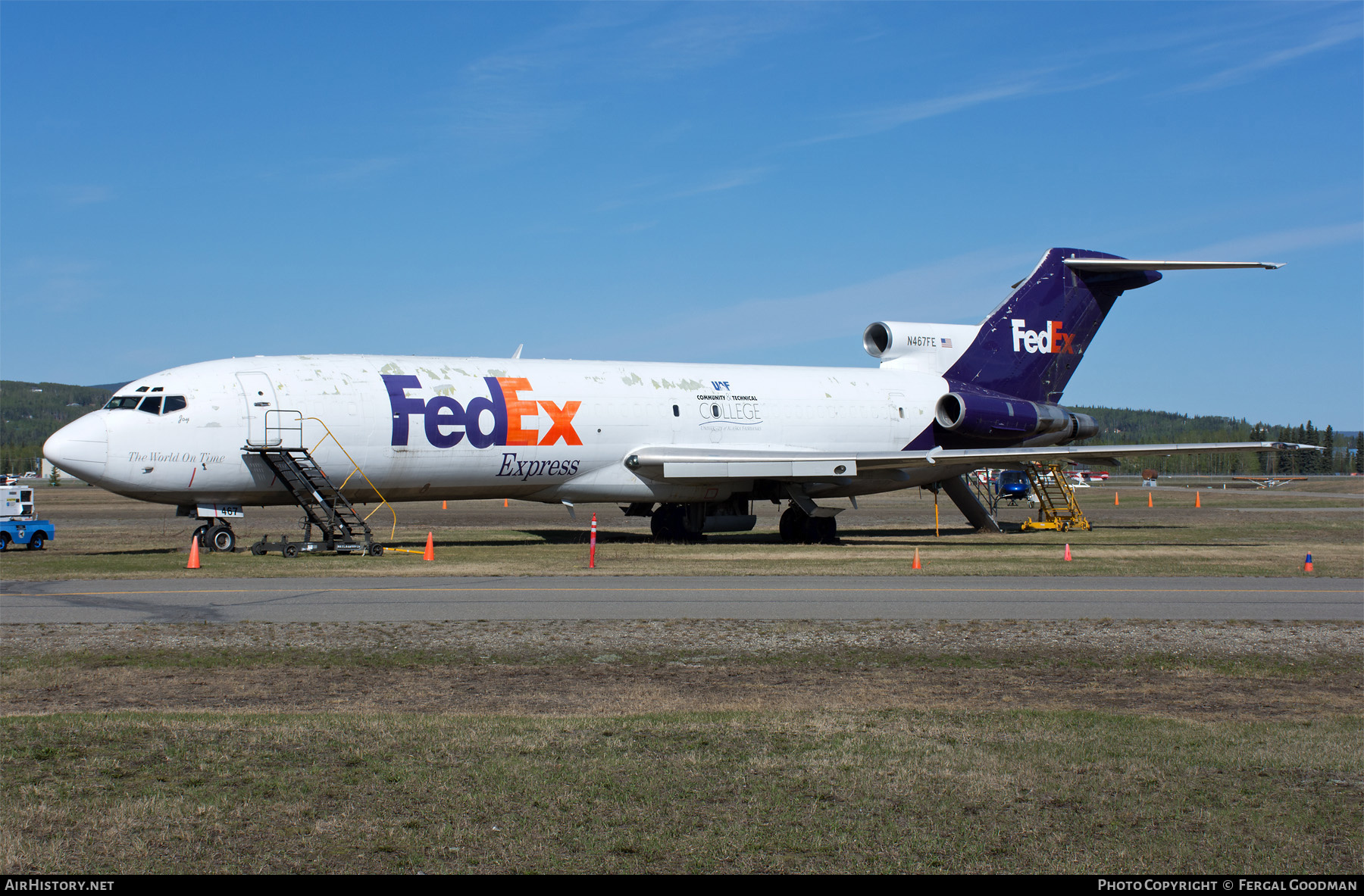 Aircraft Photo of N467FE | Boeing 727-225(F) | FedEx Express - Federal Express | AirHistory.net #478274