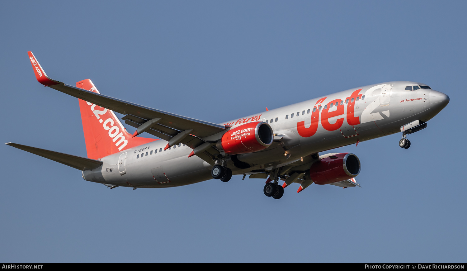 Aircraft Photo of G-GDFV | Boeing 737-85F | Jet2 | AirHistory.net #478276