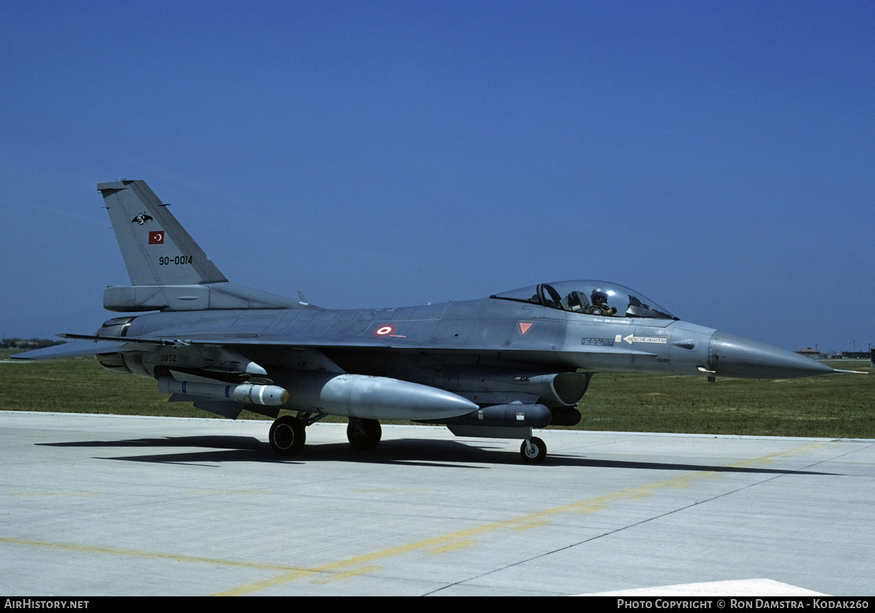 Aircraft Photo of 90-0014 | General Dynamics F-16CG Fighting Falcon | Turkey - Air Force | AirHistory.net #478286