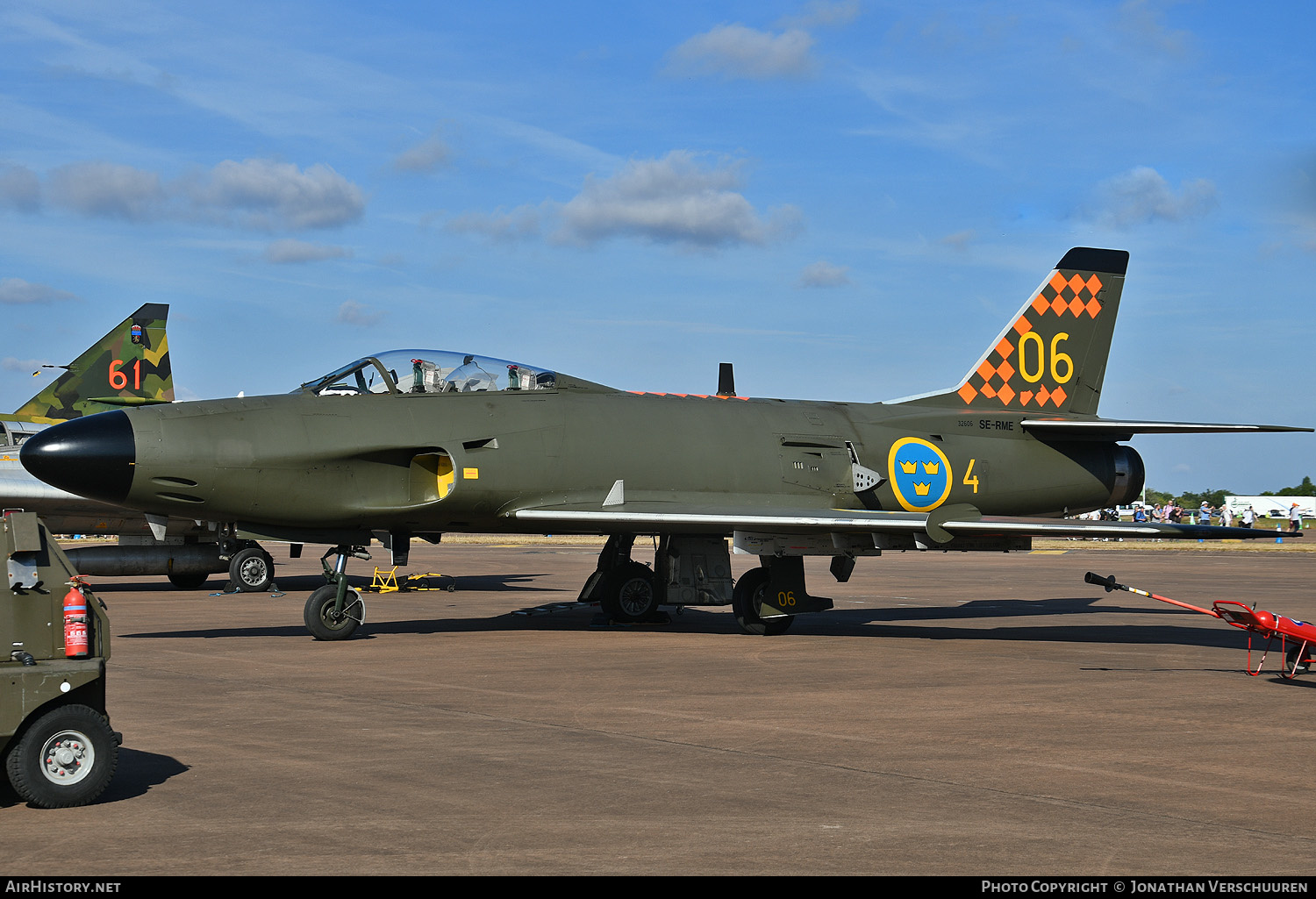 Aircraft Photo of SE-RME / 32606 | Saab J32D Lansen | Sweden - Air Force | AirHistory.net #478299