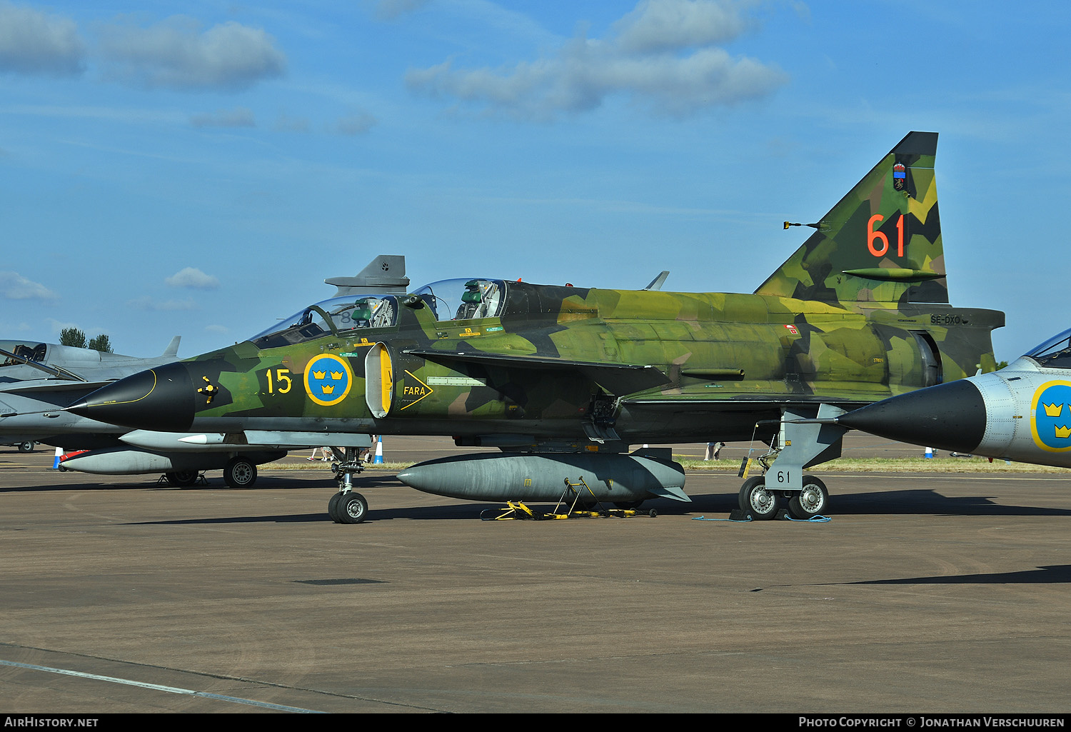 Aircraft Photo of SE-DXO / 37809 | Saab Sk37E Viggen | Sweden - Air Force | AirHistory.net #478307