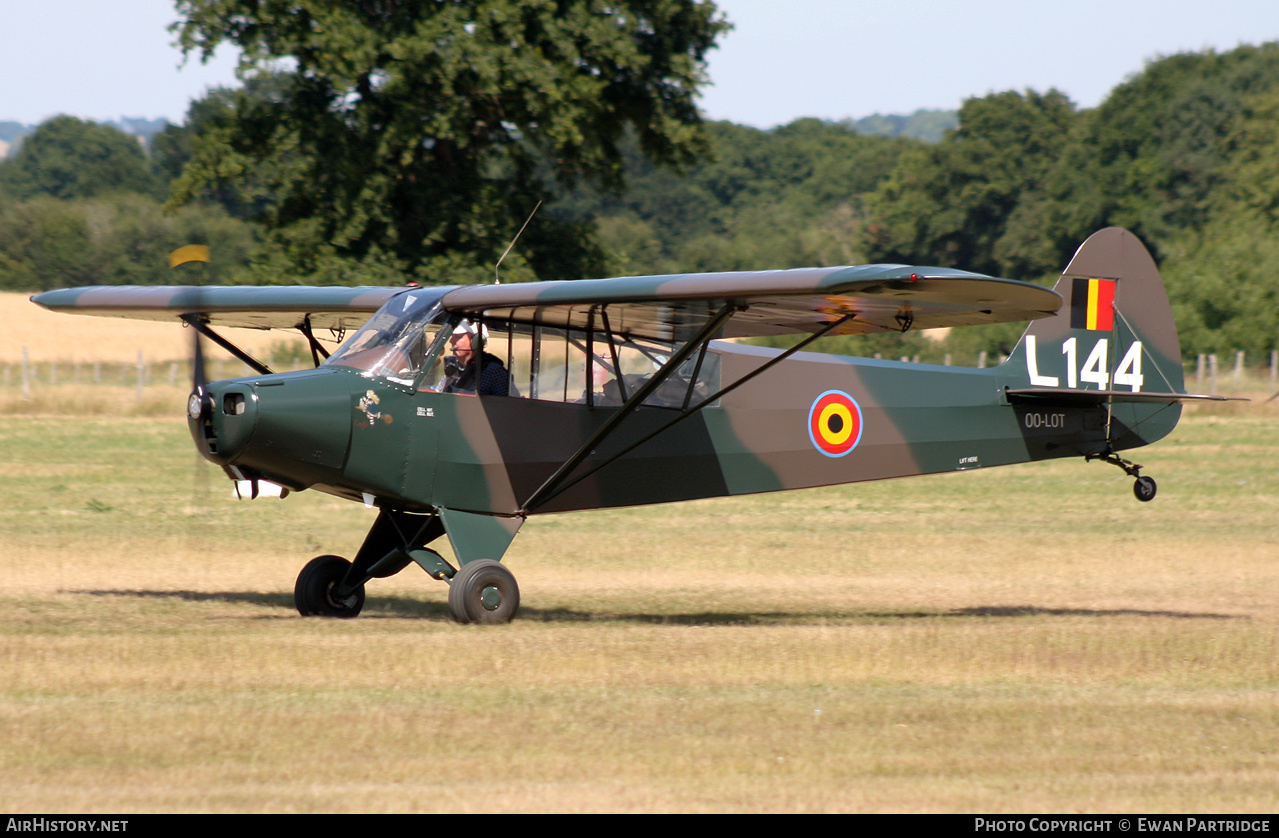 Aircraft Photo of OO-LOT / L144 | Piper L-18C Super Cub | Belgium - Army | AirHistory.net #478330