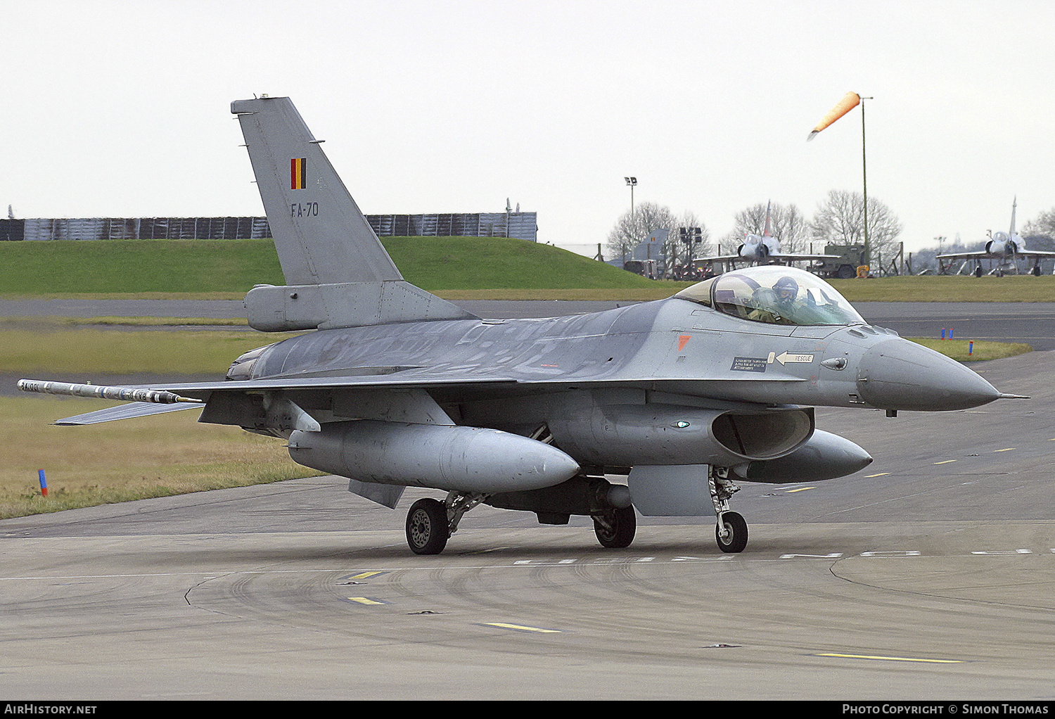 Aircraft Photo of FA-70 | General Dynamics F-16AM Fighting Falcon | Belgium - Air Force | AirHistory.net #478334