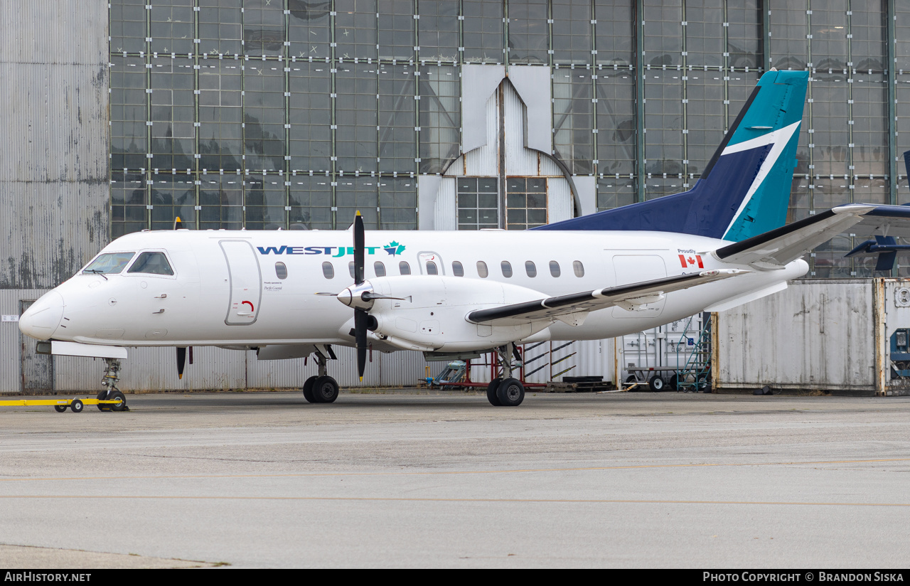 Aircraft Photo of C-GPCT | Saab 340B/Plus | WestJet Link | AirHistory.net #478356