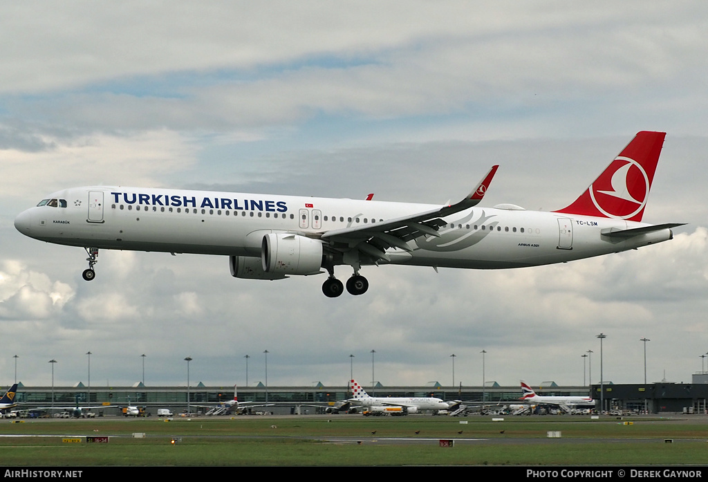 Aircraft Photo of TC-LSM | Airbus A321-271NX | Turkish Airlines | AirHistory.net #478390