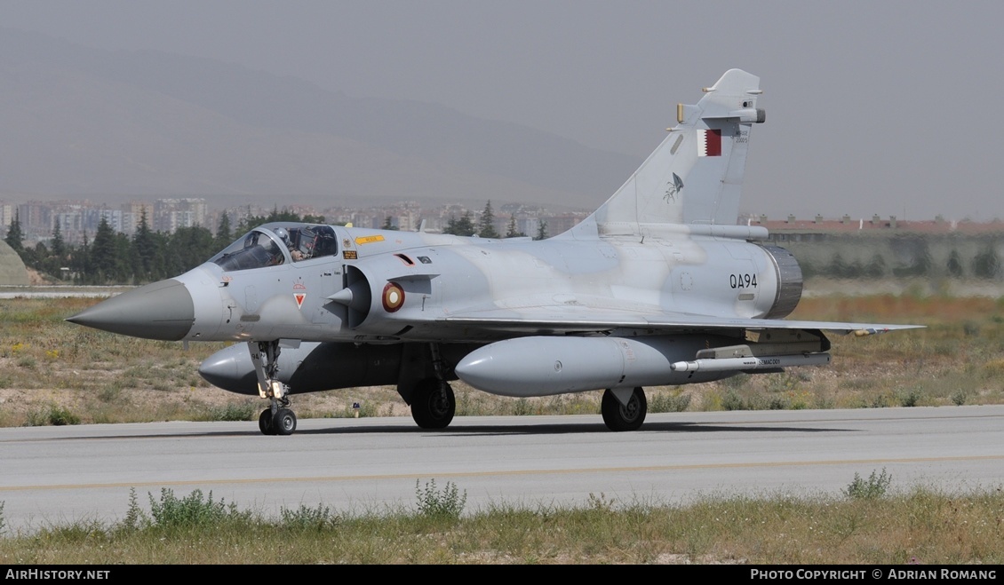 Aircraft Photo of QA94 | Dassault Mirage 2000-5EDA | Qatar - Air Force | AirHistory.net #478402