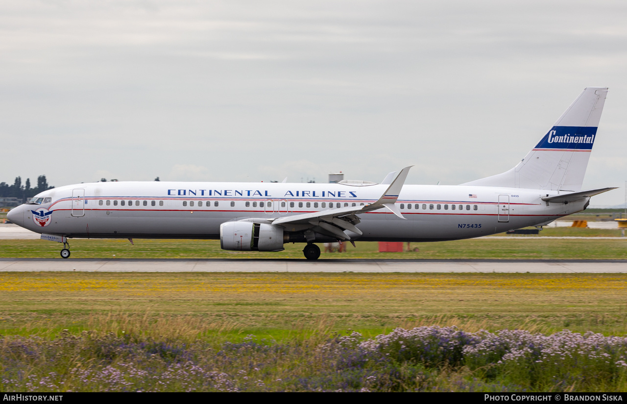 Aircraft Photo of N75435 | Boeing 737-924/ER | United Airlines | Continental Airlines | AirHistory.net #478408