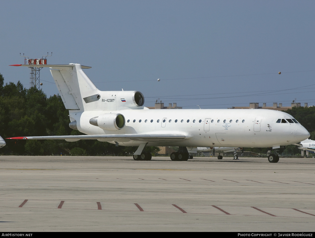 Aircraft Photo of RA-42387 | Yakovlev Yak-42D | AirHistory.net #478441