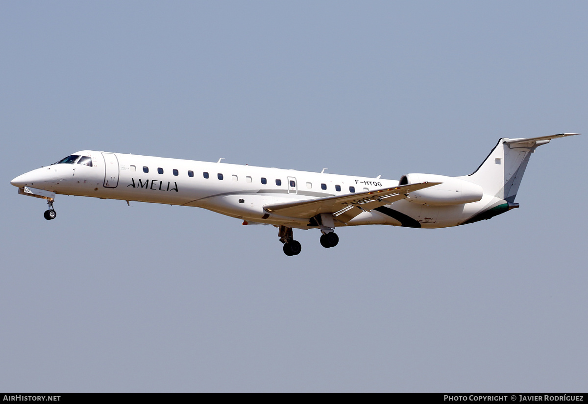 Aircraft Photo of F-HYOG | Embraer ERJ-145LR (EMB-145LR) | Amelia | AirHistory.net #478453