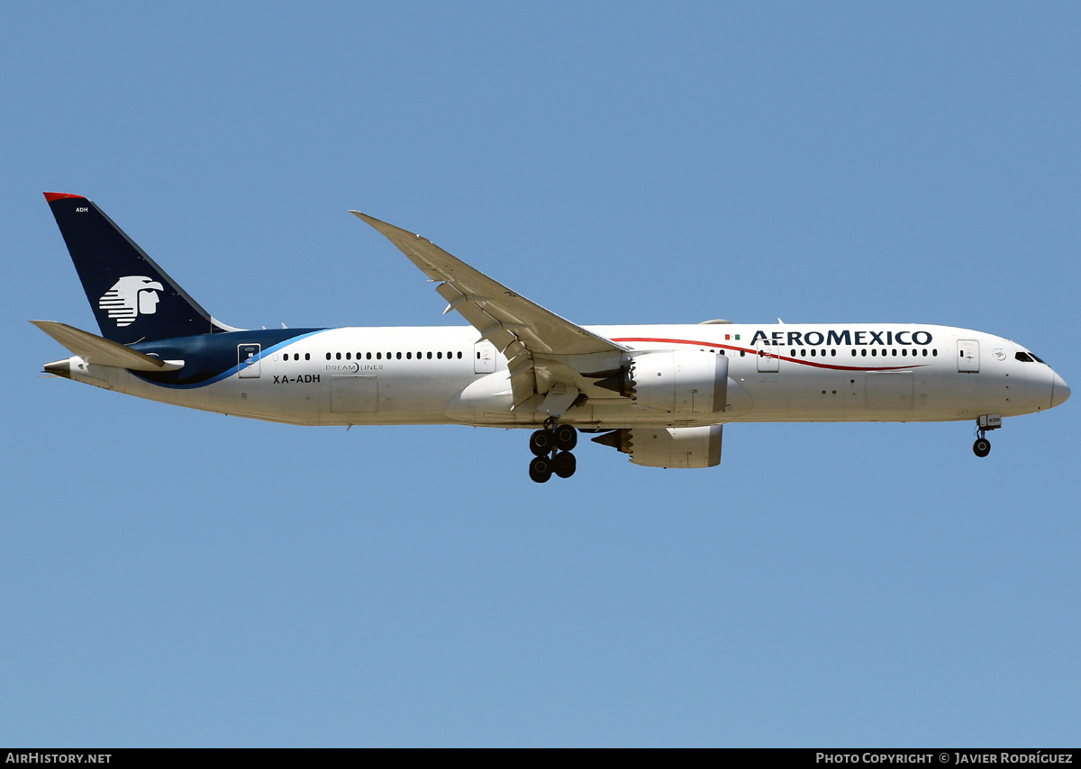 Aircraft Photo of XA-ADH | Boeing 787-9 Dreamliner | AeroMéxico | AirHistory.net #478459