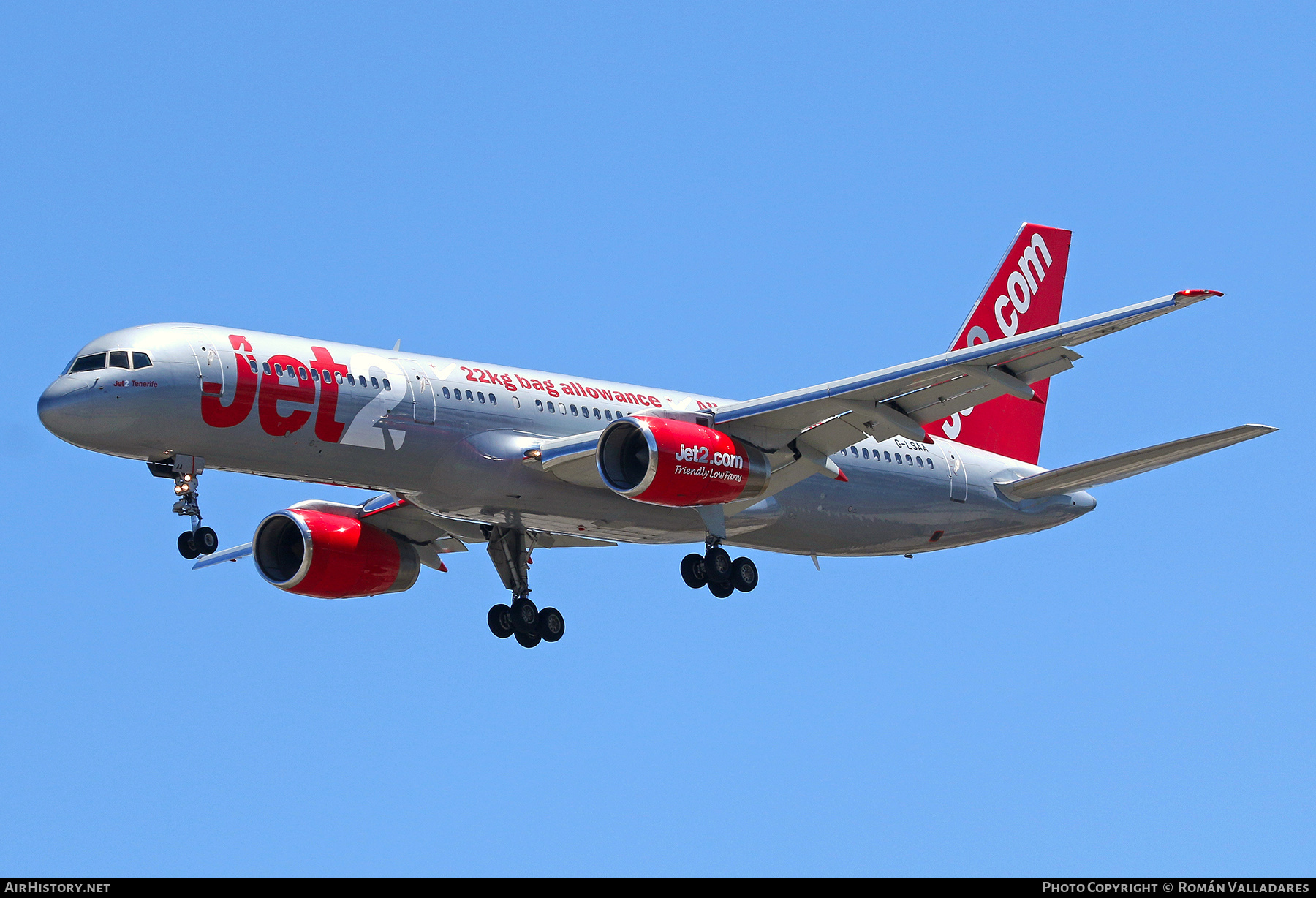 Aircraft Photo of G-LSAA | Boeing 757-236 | Jet2 | AirHistory.net #478468